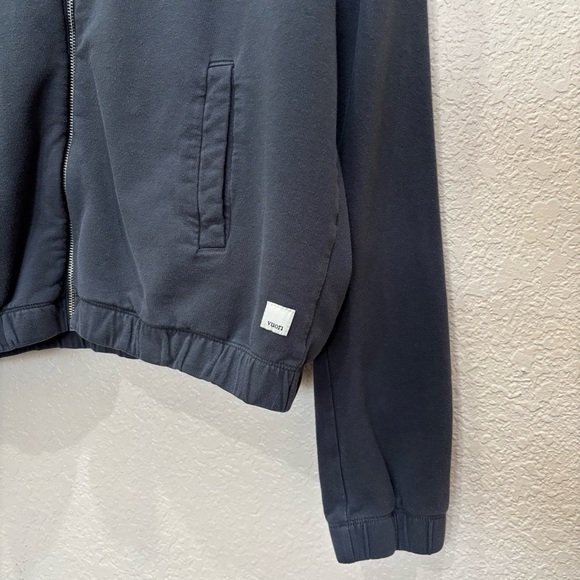 Vuori Women's Laguna Full Zip Hoodie in Dark Gray - Picture 2 of 9